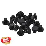 Uxcell Rubber Stopper 8mm 20 Pcs Black. Fixed Price $20.00.