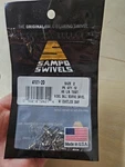 Sampo 4101-2d Swivels Ball Bearing Swivel Coastlock Snap Size 2 45lb New Sealed. Fixed Price $32.95.