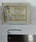 Vintage Mustad 9214, Size #6, Box Of 100. Special Long Streamer Hook.. Fixed Price $22.00.