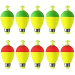 Bombite Fishing Bobbers Floats 10 Packs Weighted For Foam Snap. Fixed Price $15.97.