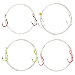 Lindy Rig Snell Crawler 2-hook 10' Fluorocarbon #4. Fixed Price $11.79.