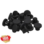 Uxcell 20 Pcs 12mm Black Rubber Stopper. Fixed Price $20.00.