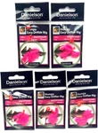 5 Packs Danielson Humpy Easy Drifter Rig Pink Yellow Dot 12lb 1/0 Salmon Trout. Fixed Price $10.94.