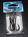 Owner 5671-141 Double Frog Hook Size 4/0 Pack Of 5 - 3x Strong Black Chrome. Fixed Price $9.29.