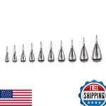 Muunn 10pcs Tungsten Tear Drop Shot Weights - 3 Colors/10 Sizes Quick-change. Fixed Price $117.43.