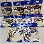 50 Eagle Claw L8182g-1/0 Alaskan Sea Guard Red Octopus Hooks 1/0. Fixed Price $13.99.