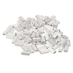 Uxcell 100pcs Aluminum Crimping Loop Sleeve For 1/32" Diameter Wire Rope, Double. Fixed Price $10.86.