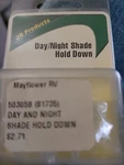 Jr Products 81735 Day/night Shade Hold Down-brand New-ships N 24 Hours. Fixed Price $2.71.