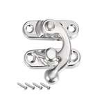 Uxcell Retro Lock Clasp Right Latch Hook Hasp 42mm X 42x37mm, Silver Tone. Fixed Price $12.41.