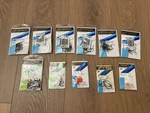 Owner Fishing Hooks Packs Lot Of 11 Mutu Light Wire Circle Mixed Assorted New. Fixed Price $69.95.