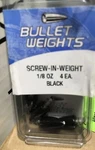 (1) Bullet Weights Screw In Weight 1/8 Oz. Fixed Price $49.88.