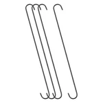 Uxcell S Hanging Hooks 20inch/500mm Extra Long Steel Hanger Indoor Outdoor Uses. Fixed Price $33.89.