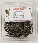 Eagle Claw Plain Shank 084-1 Bronze 100ct. Fixed Price $11.99.