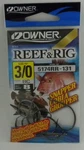 Owner 5174rr-131 Reef Rig Circle Hook Inline 2x Strong Black Chrome Size 3/0 8ct. Fixed Price $14.28.