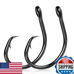 9km Dwlife Circle Hooks 25pcs 4x Strong Fishing High Carbon Steel. Fixed Price $42.74.